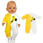 Кукла комбинезон 43 см детская кукла Жираф костюм для 18 дюймов Американский og Девочка Кукла одежда мультфильм животное костюм