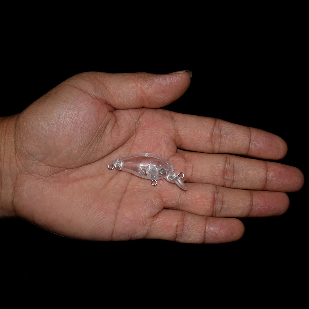 NovemberFans 50 шт./лот DIY приманки мини пустой кренкбейт 4 5 см 2 7 г Неокрашенный