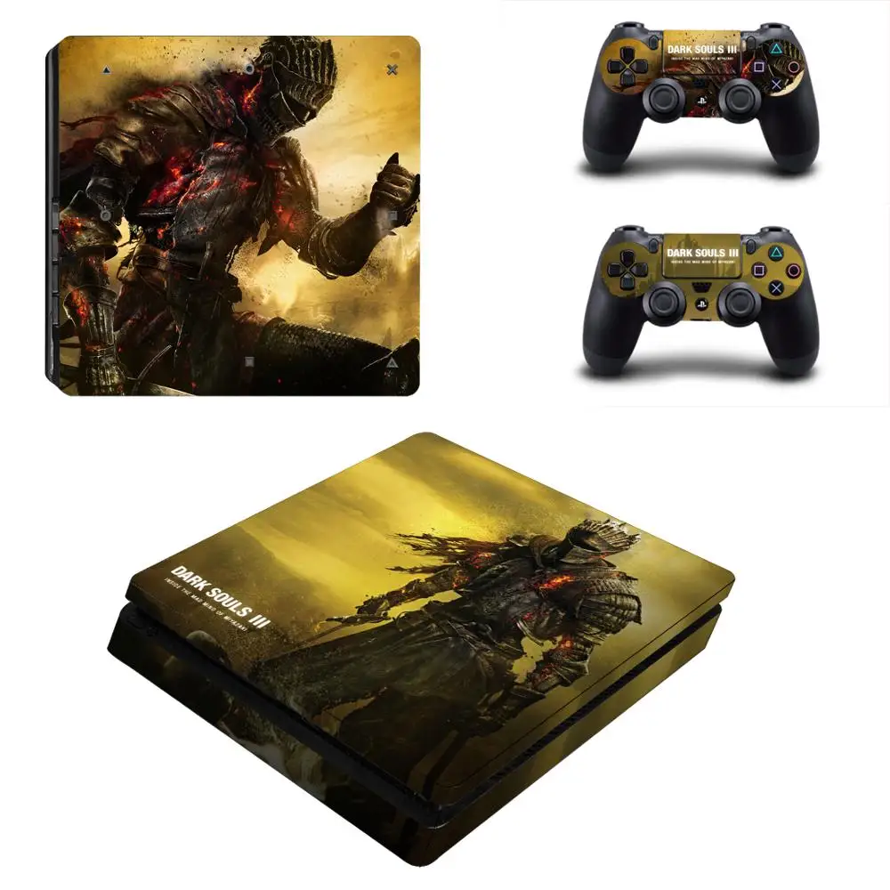 Game Dark Souls Remake PS4 Slim Skin Sticker Decal for PlayStation 4 Console and Controller Skins Stickers Vinyl | Электроника