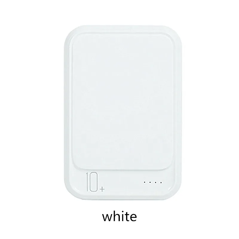 white Maoxin портативное зарядное устройство типа c на базе Android ios, Внешнее зарядное устройство, аксессуары для телефона, розовое зарядное устройство, 10000 мА/ч, 11 цветов - Цвет: white