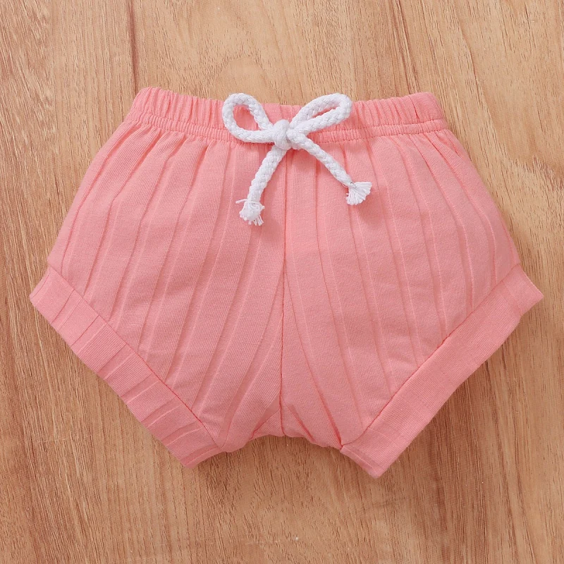 

Summer Newborn Toddler Baby Girls Clothes Set Infant Cute Lace Sleeveless Solid Romper Tops Shorts Baby Girl Clothes