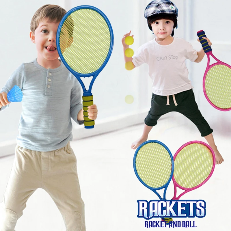 2 шт. Теннисная ракетка для детей теннисный мяч легкий детский тренировочный