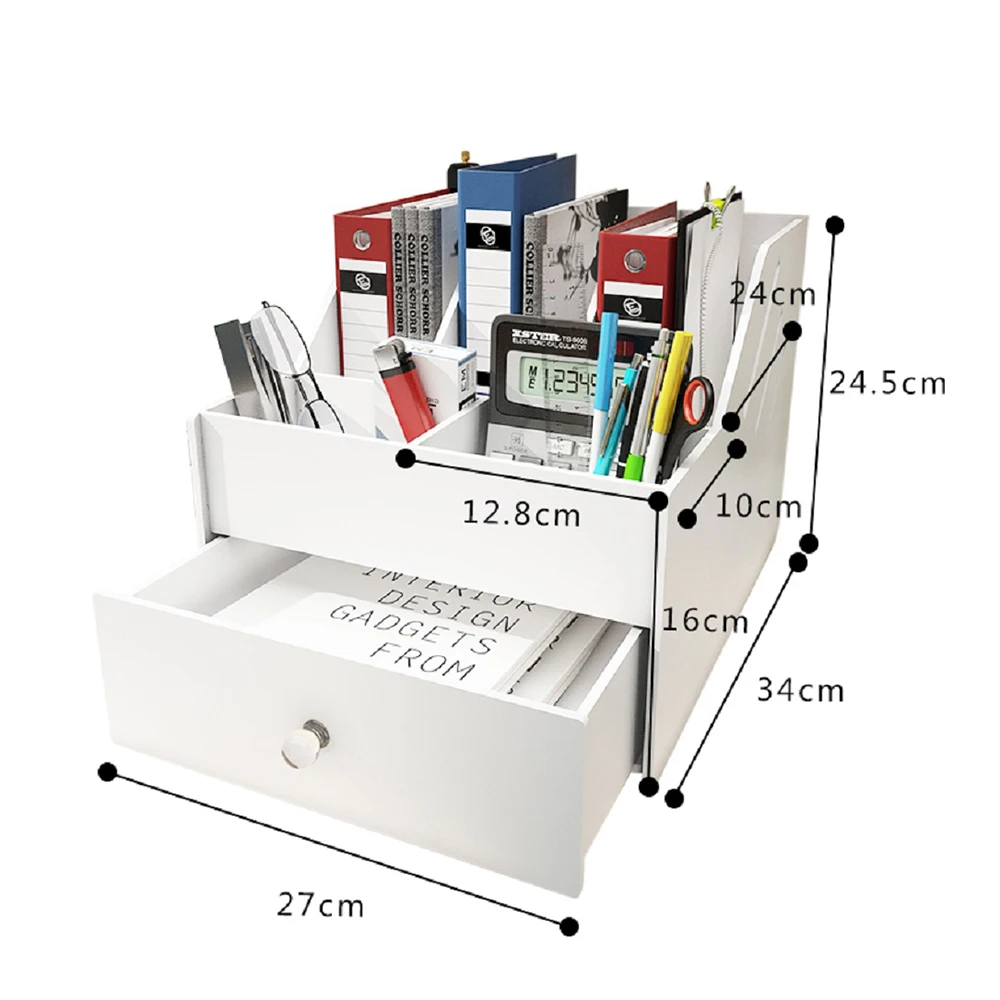 Настольный органайзер для книг магазинов канцелярская Подставка хранения полка