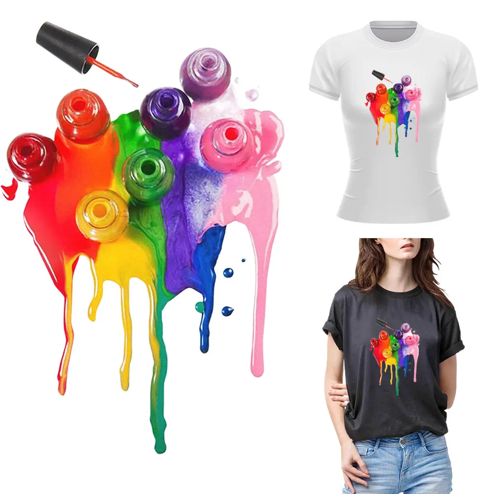 Красочные патчи для ногтей Переводные одежды модные художественные