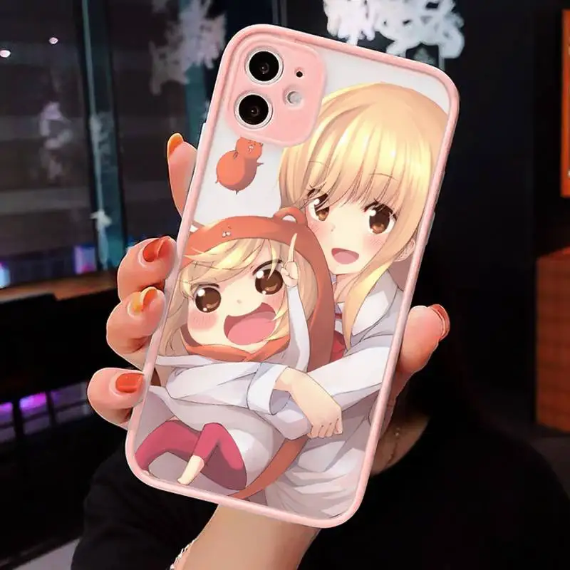 

Cute Umaru chan Anime Doma Umaru Phone Case Matte Transparent for iPhone 7 8 11 12 s mini pro X XS XR MAX Plus cover funda
