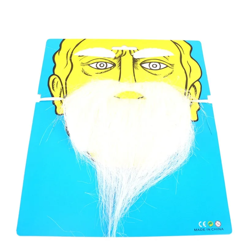 Забавные вечерние бороды на Хэллоуин Косплей Поддельные Борода пирата усы DIY для