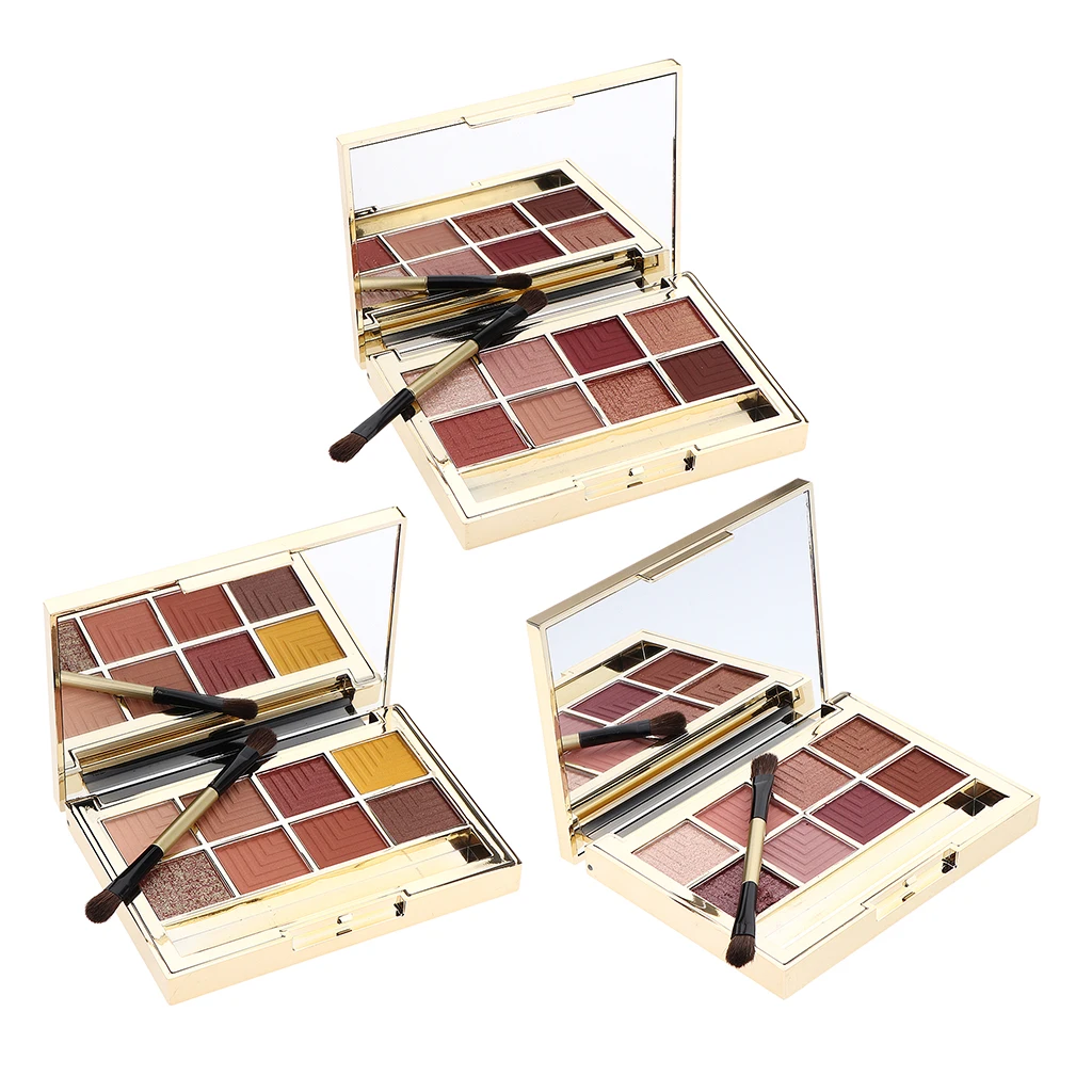 

Inner Artist 8 Pressed Eye Shadow Palette Soft Skin-friendly Makeup Pigments