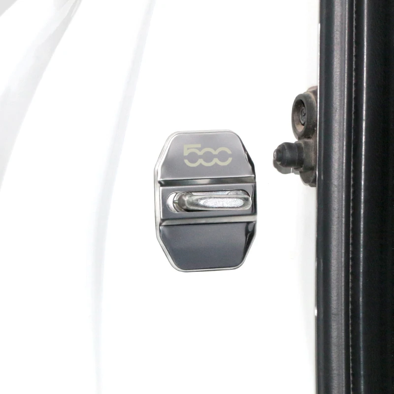 Автомобильный Стайлинг чехлы на дверной замок автомобиля наклейка чехол для Fiat