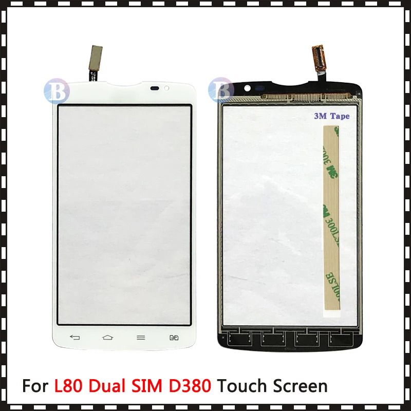 Высококачественный сенсорный экран 5 0 дюйма для LG Series III L80 D373 и Dual SIM D380 дигитайзер