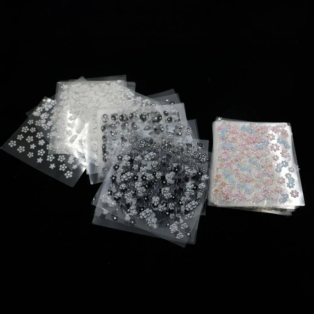 10 шт. самоклеящиеся 3D Наклейки для дизайна ногтей|Стикеры и наклейки| |