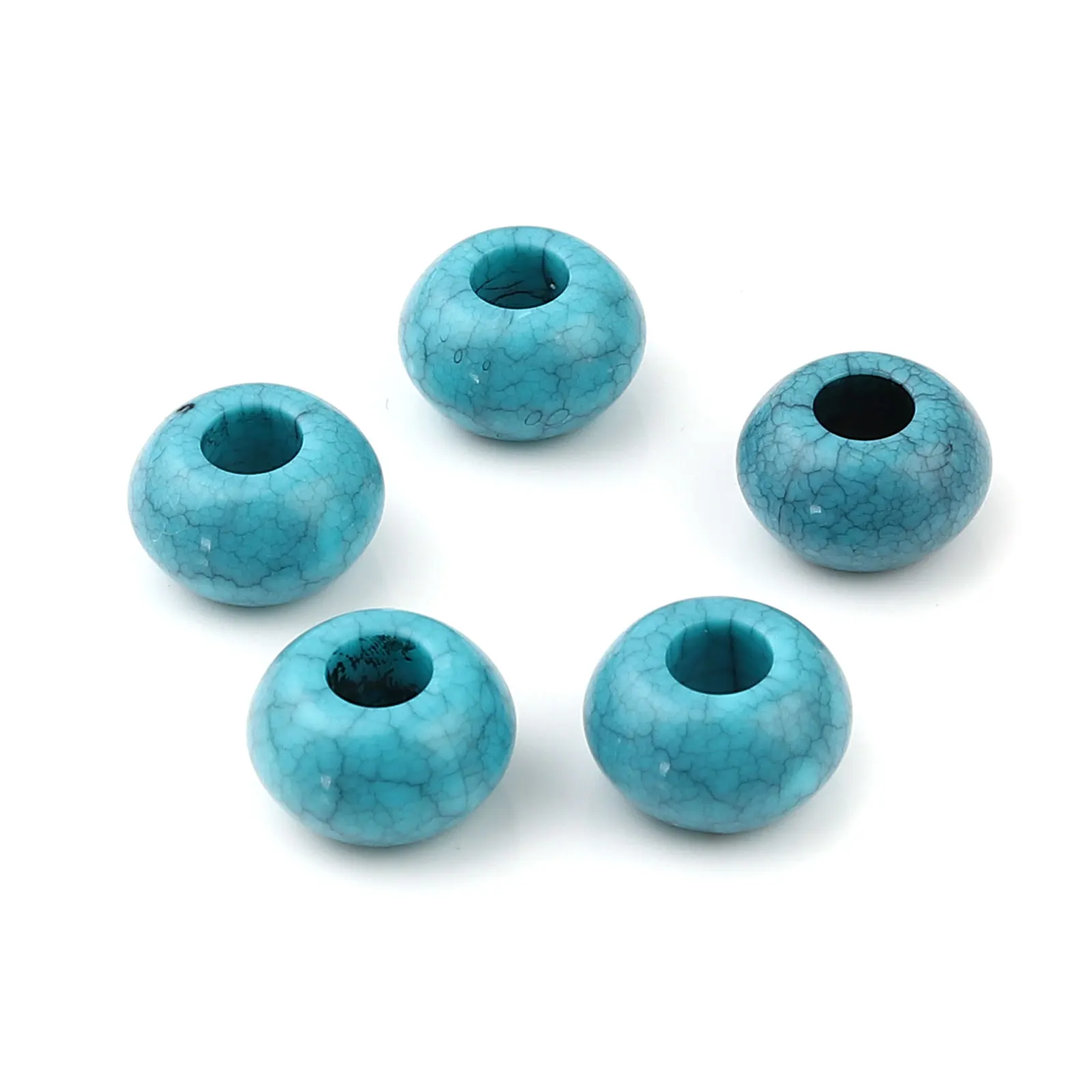 

Круглые акриловые бусины зеленый с синим натуральным камнем, Длинные Свободные Spacer Бусины для женщин, для изготовления украшений своими ру...