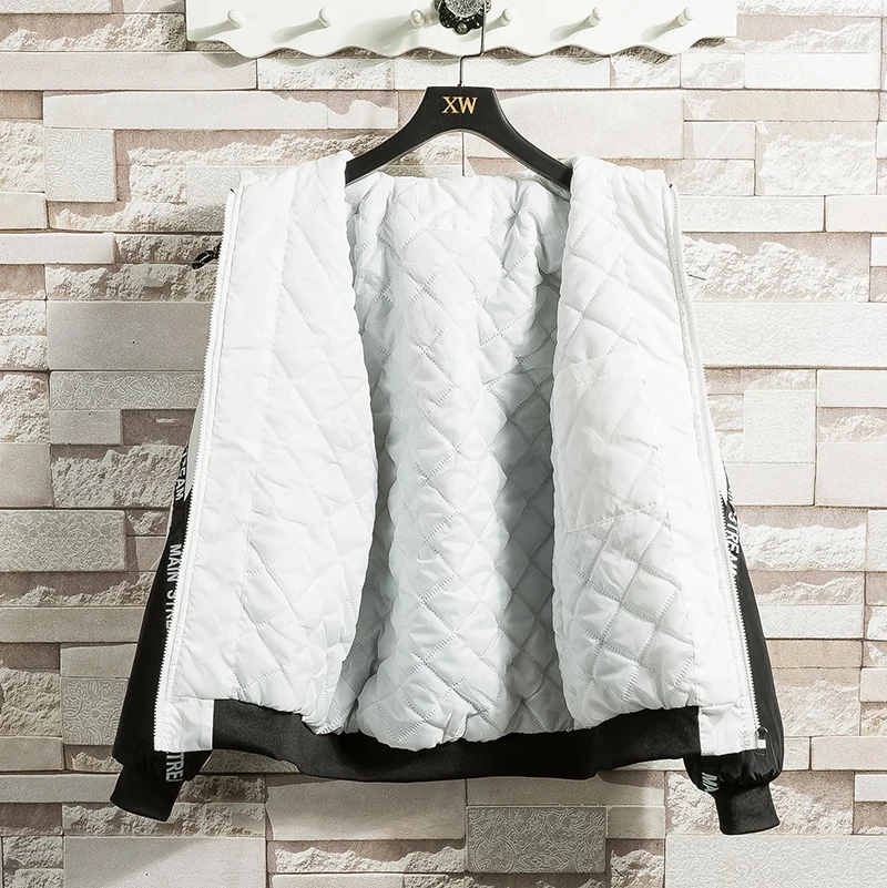 LES KOMAN One Piece Luffy Printing Winter Coat Men Jacket Casul Streetwear Hooded Hip Hop Splice Coats Outwear S-5XL