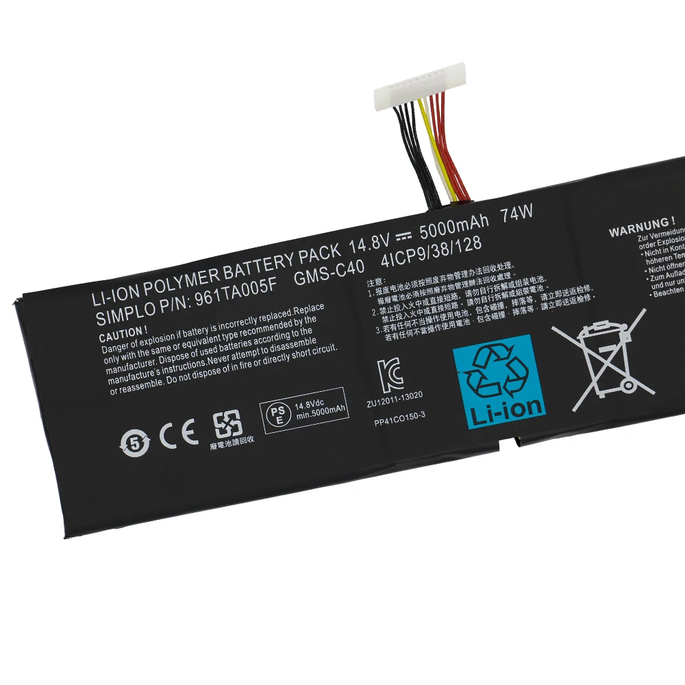 SHUOZB Новая фотография для Razer Blade Pro 17 2013 2015 Φ 14 8 V 74Wh 5000mAh|Аккумуляторы ноутбуков| |