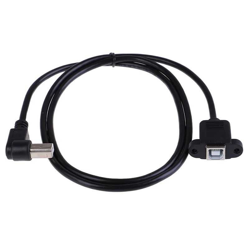 1 м/1 5 м под прямым углом usb type B папа к USB Женская панель принтера крепление