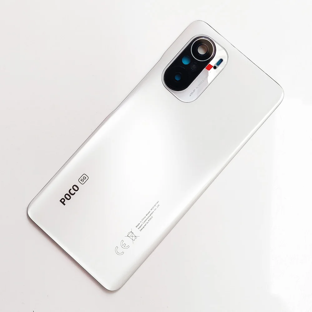 Оригинальная Задняя стеклянная крышка Poco F3 для Xiaomi задняя дверь сменный жесткий