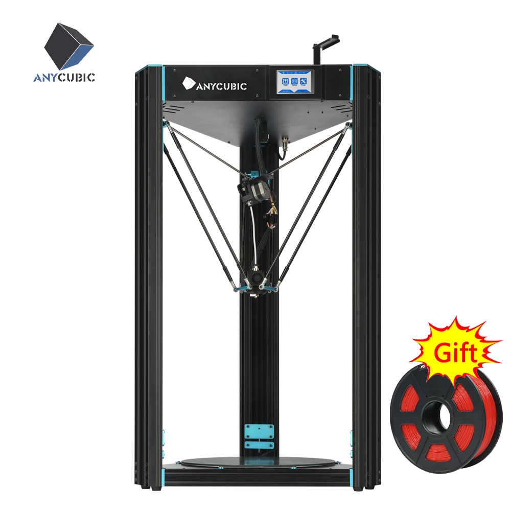 ANYCUBIC Predator 3d принтер коссель большой объем сборки новейший ультрабасный предварительно собранный настольный 3d принтер комплект 3d drucker