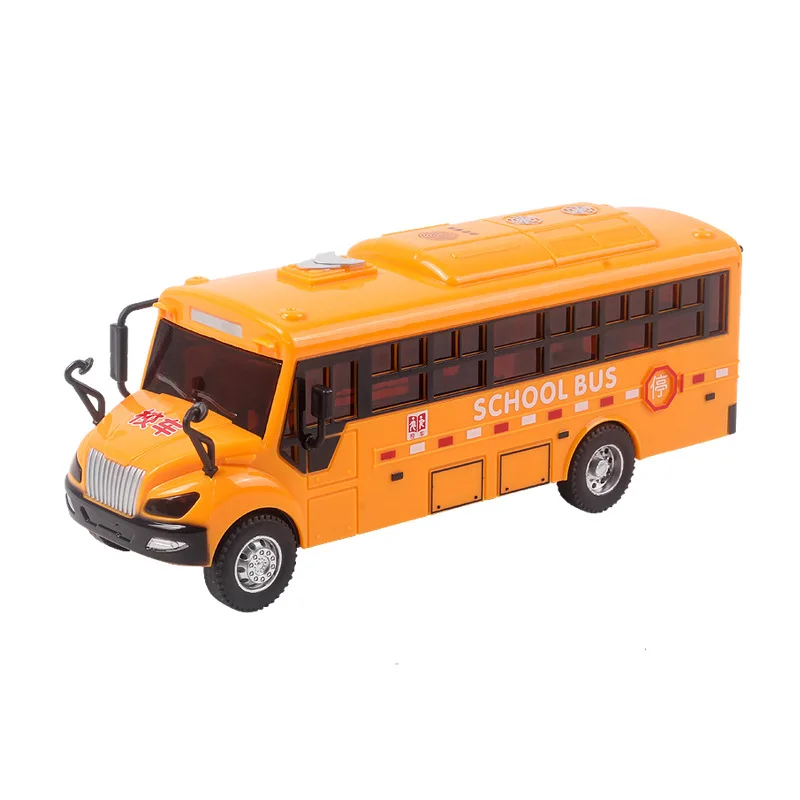 Simulation Inertia School Bus Toy Model Children Kids Car Shuttle Student |