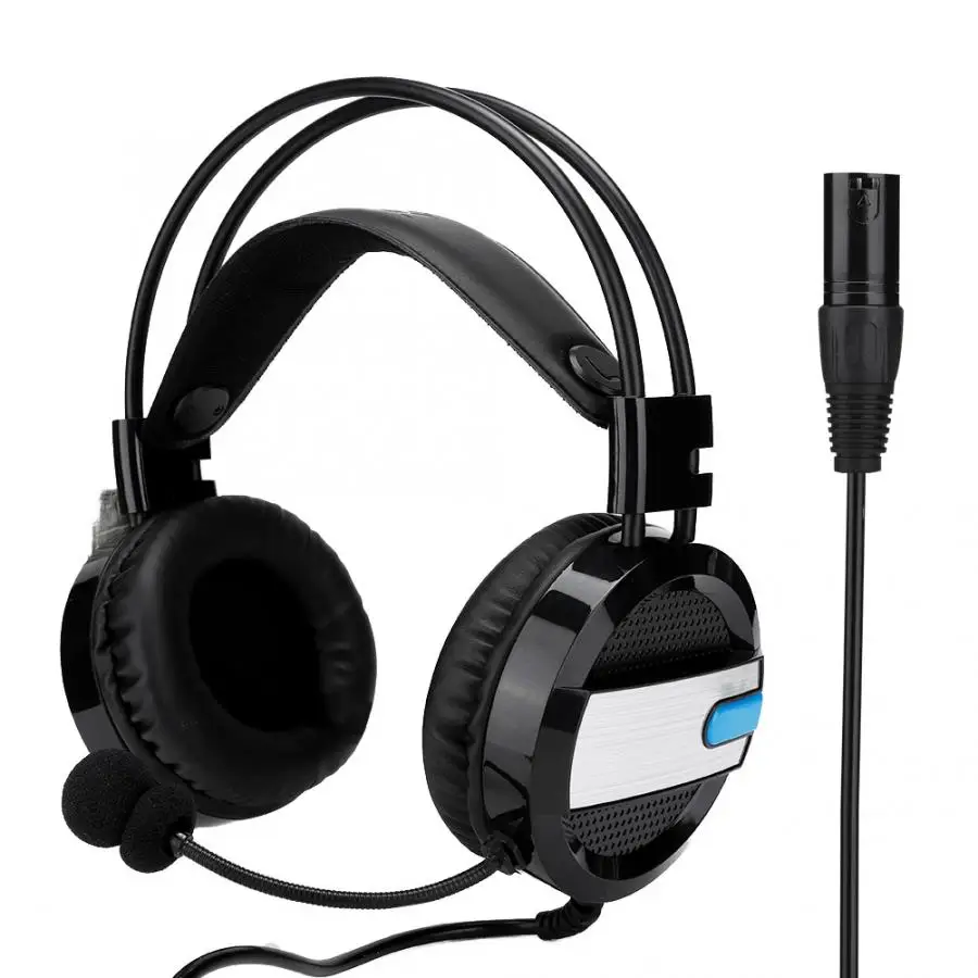 Авиации гарнитура пилота Шум снижение 5-контактный разъем универсальный с