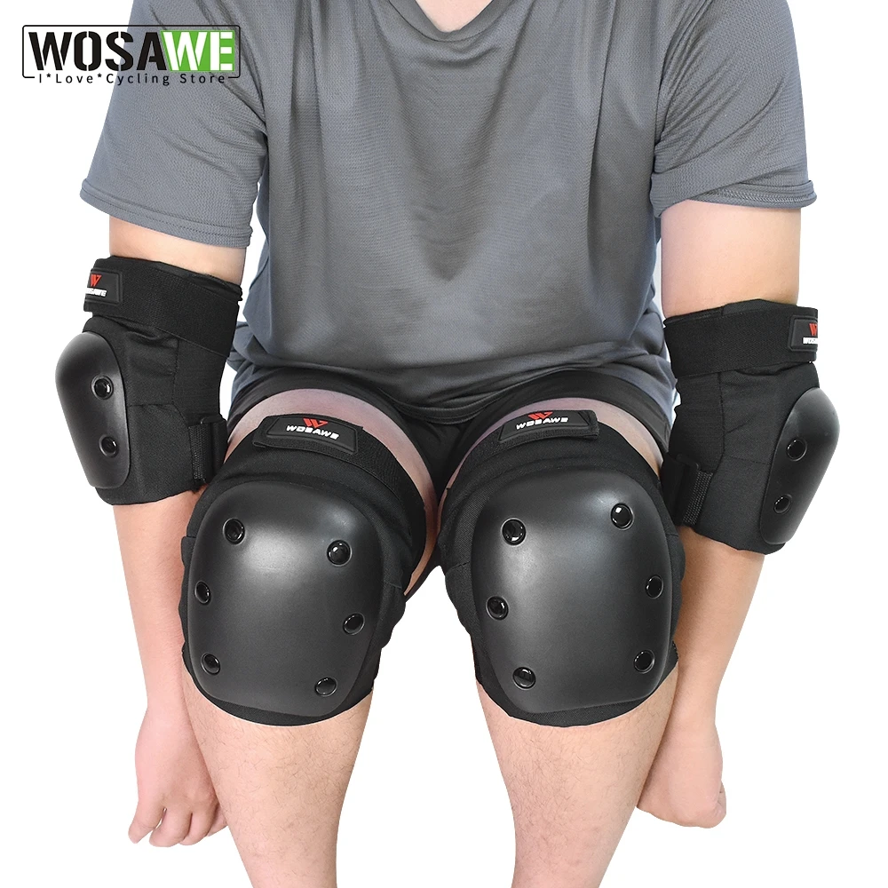 WOSAWE 4 шт. защита для локтя и колена полипропиленовая оболочка поддержка Joelheira