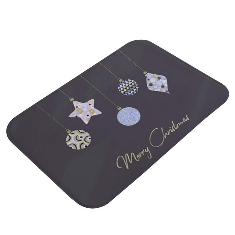 

Christmas Floor Mats Custom Flannel Crystal Velvet Floor Mats