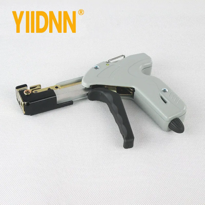 

Semi-automatic Cable Tie Tool Gun Tensions and cuts off Ball-Lock and Multi-Lock ties up to 8mm wide Cable Tie