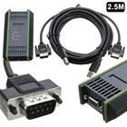 2,5 м ПК адаптер USB Кабель-адаптер для Siemens S7-200300400 RS485 ProfibusMPIPPI для Siemens 6ES7972-0CB20-0XA0