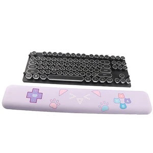wrist rest pad keyboard tray relax hand wrist mouse pad kawaii computer pad pink cat ear pad mat for office gaming pc laptop free global shipping