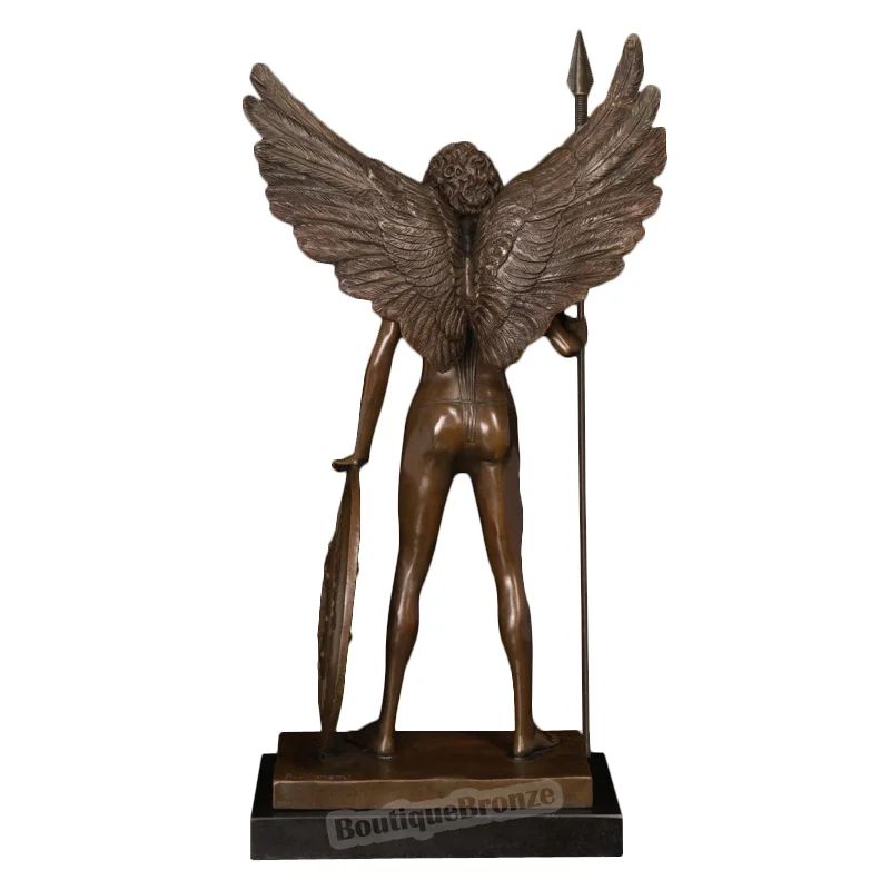 

56CM Large Athena Bronze Statue Greek Mythology Goddess Sculpture Western Antique Art Office Desktop Decoration Gifts