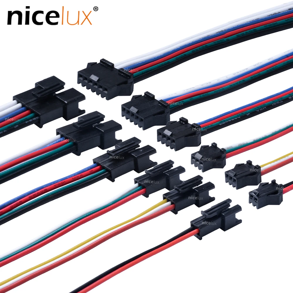 5 пар 20AWG провода 2pin 3pin 4pin 5pin 6pin JST разъем 15 см мужской женский кабель для 3528 5050 RGB RGBW