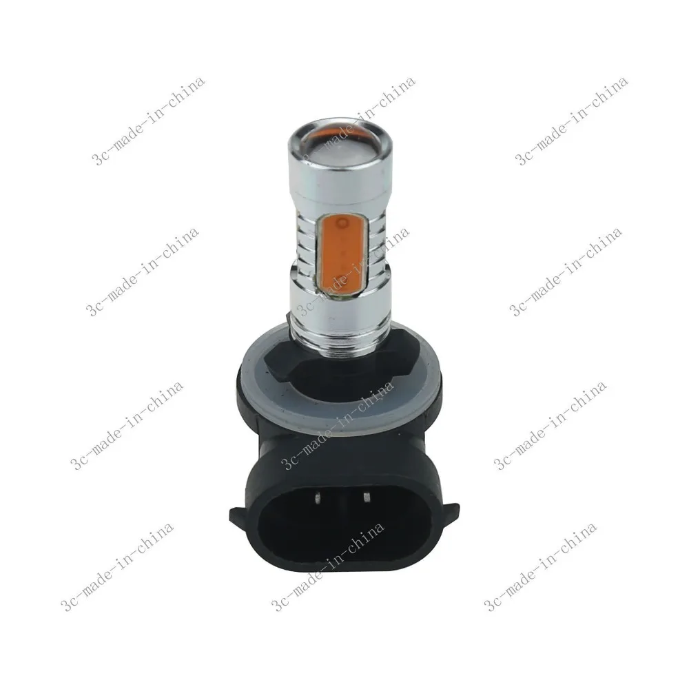 Желтая фотолампа 5 COB 7 W светодиодный 881 886 H27W2 Автомобильная противотуманная фара