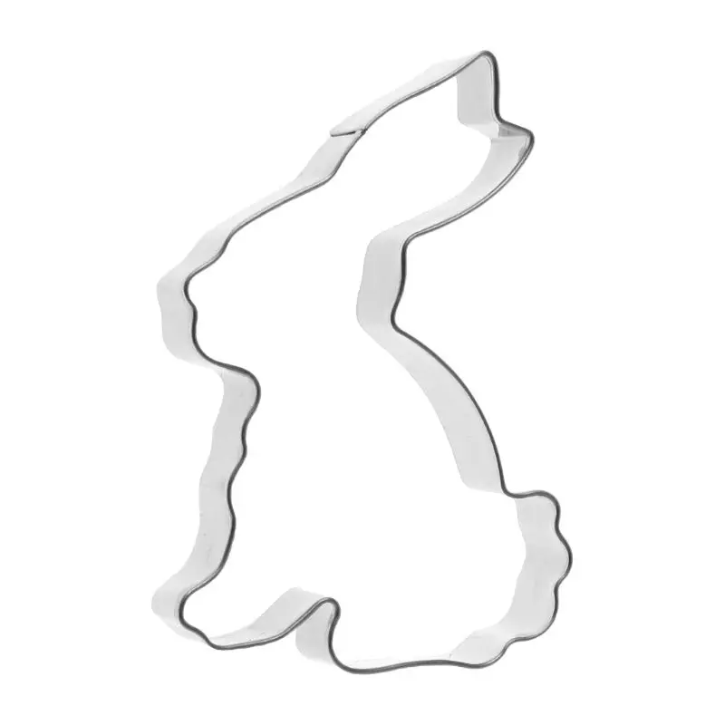 

Easter Rabbit Bunny Stainless Steel Cookie Cutter Cake Baking Chocolate Mold Fondant Pastry Biscuit Mould DIY Crafts