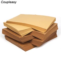 50 sheets 70 350gsm a4 brown kraft paper diy handmade cardstock paper thicken heavy cardboard children paper cut materials