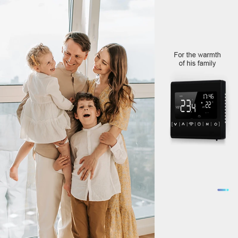 WiFi Smart Thermostat For Central Air Conditioner Fan Coil Units FCU Room Temperature Controller Cooling Heating Ventilation | Электроника