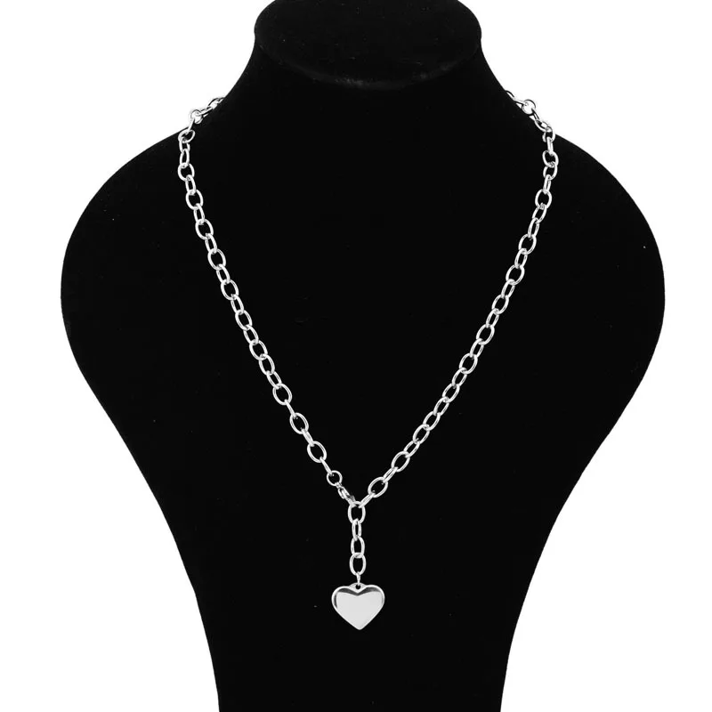 

Romantic Heart-shaped Necklace Ladies Gift Promise Love Souvenir Jewelry Fashion Men and Women New Necklace 2021