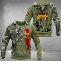 army spanish soldier spain veteran 3d print hoodie spring autumn man women harajuku outwear hooded pullover tracksuits casual5