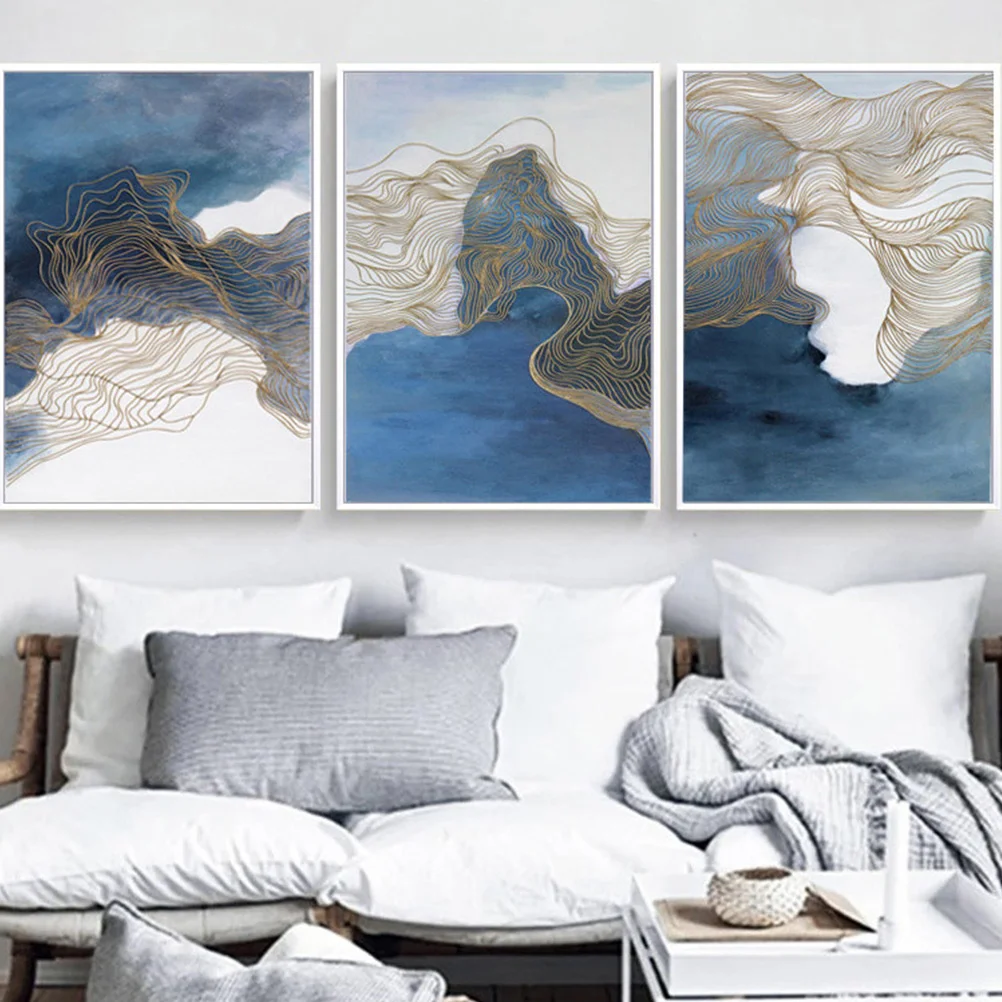 

Абстрактное художественное украшение картина в скандинавском абстрактном стиле живопись фон Декор