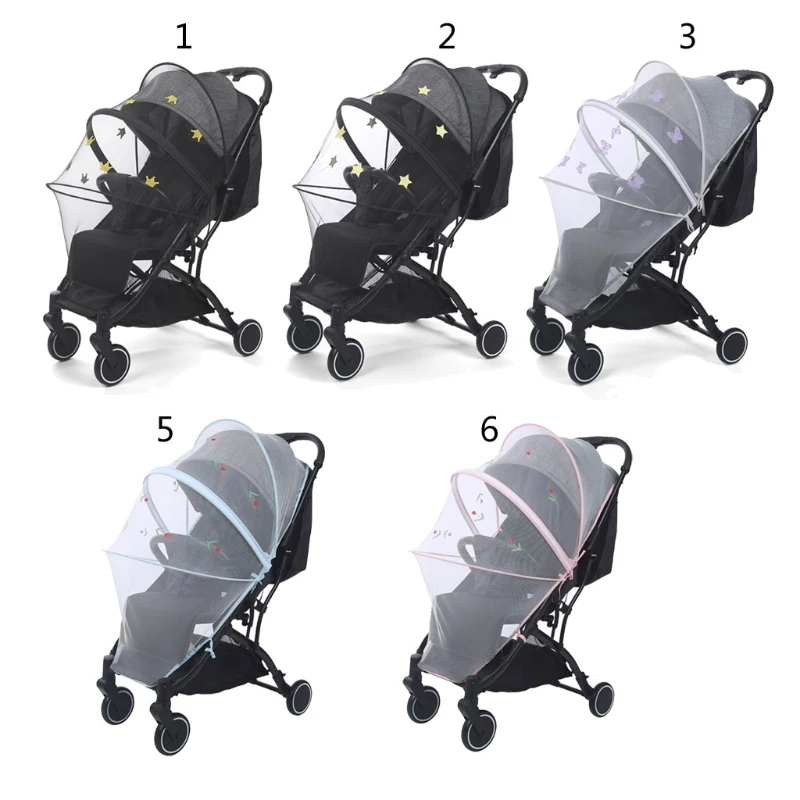 Universal Baby Stroller Pushchair Mosquito Insect Shield Net Safe Infants Protection Mesh Accessories | Мать и ребенок