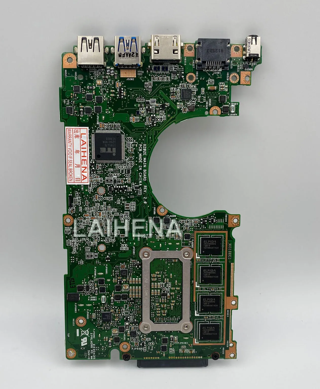 Материнская плата X202E 2GB REV2.0 2 ядра для ноутбуков ASUS X201E S200E.