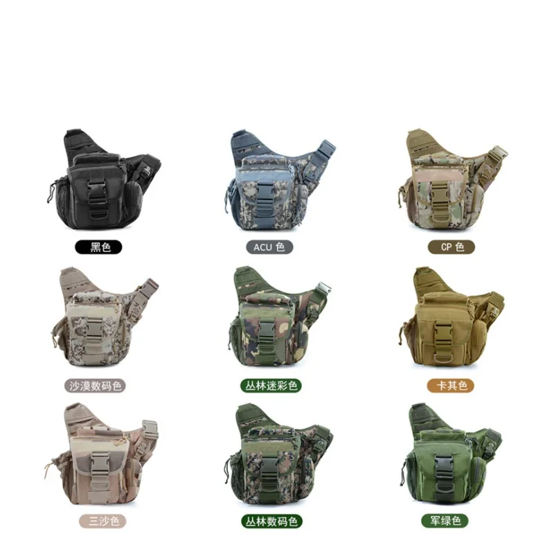 Photography Tactics Multifunctional Single Shoulder Bag Military Fan Camouflage Sports Bag Outdoor Single Shoulder Sports Bag