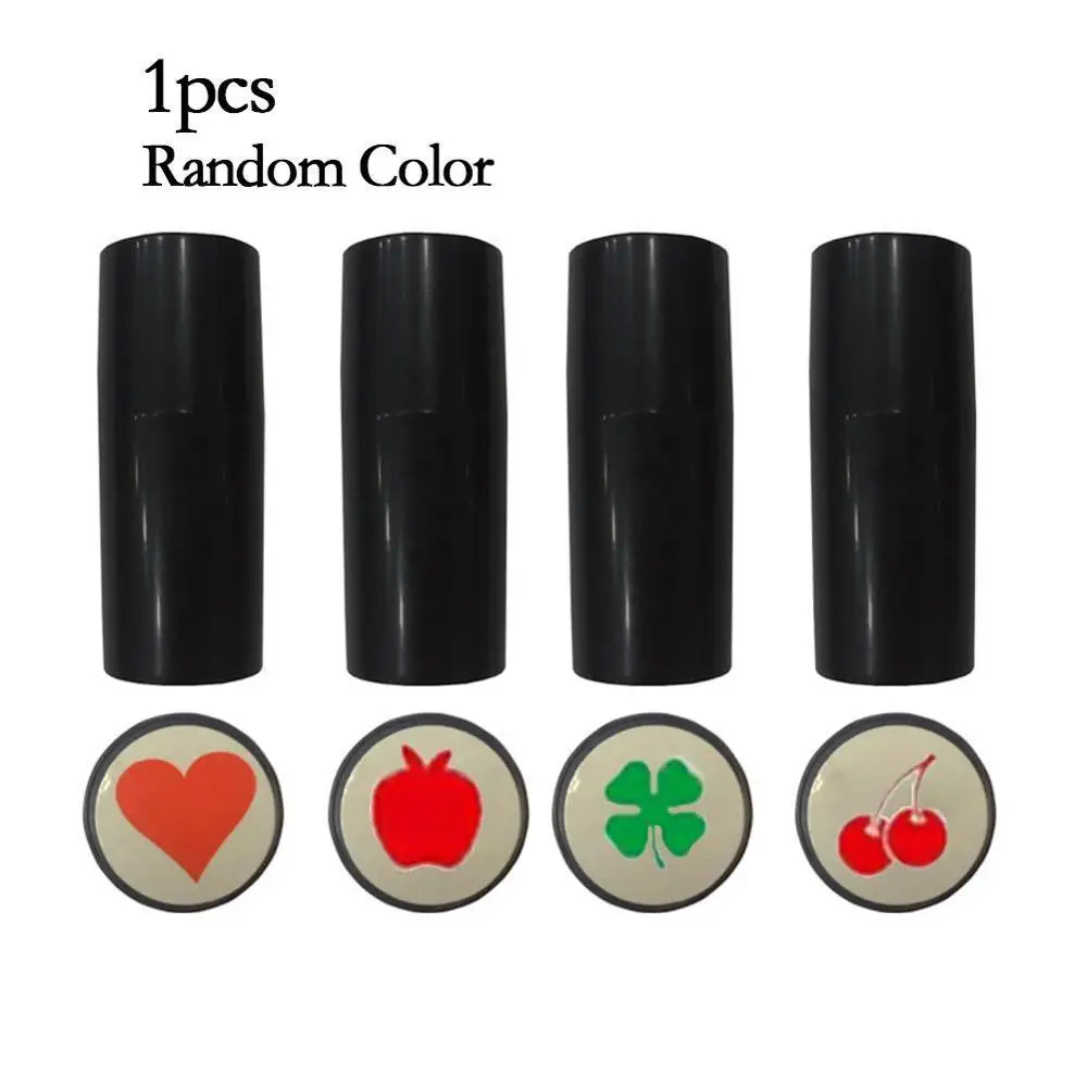 1 шт. пластик + Силиконовый мяч для гольфа штамп печать маркер подарок приз