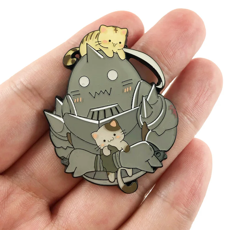 

Fullmetal Alchemist Lapel Pins Anime Pin Briefcase Badges New Year Gift Manga Brooches Backpack Badge Accessories for Jewelry