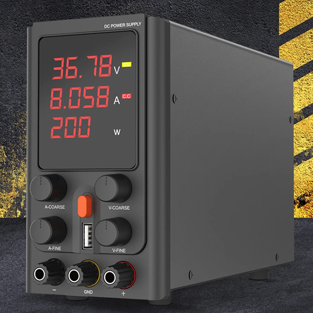 

Adjustable DC power supply 30V 10A LED Digital Lab Bench Power Source Stabilized Power Supply Voltage Regulator Switch
