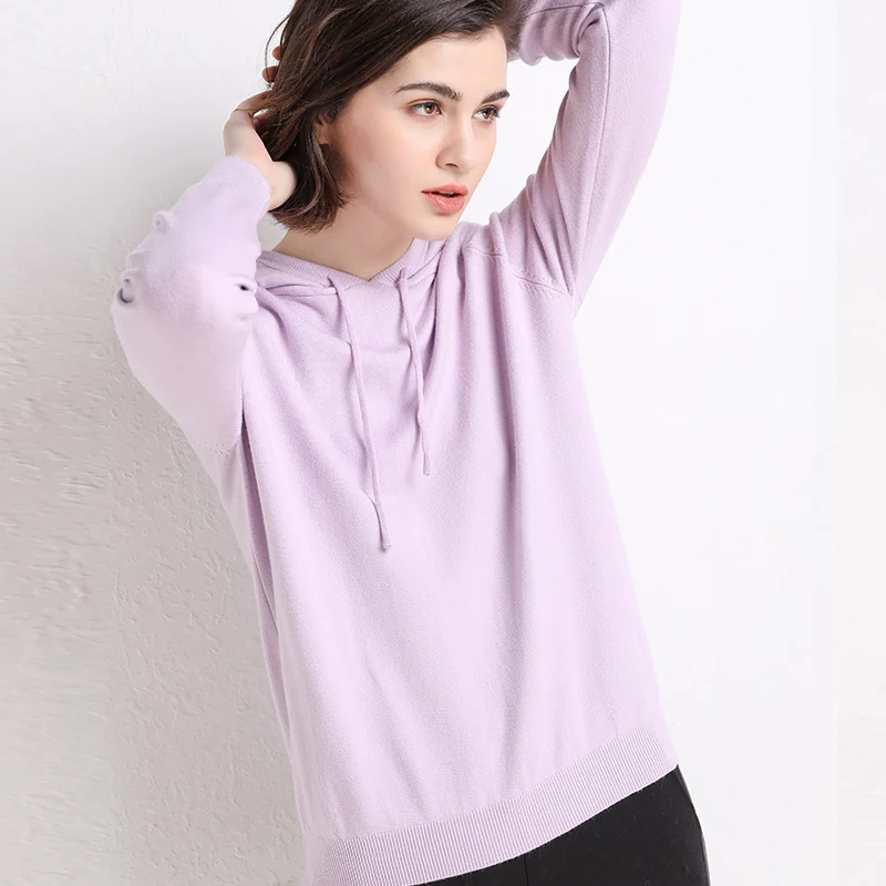 Толстовки женские 2019 марка сплошной цвет с длинным рукавом женская толстовка