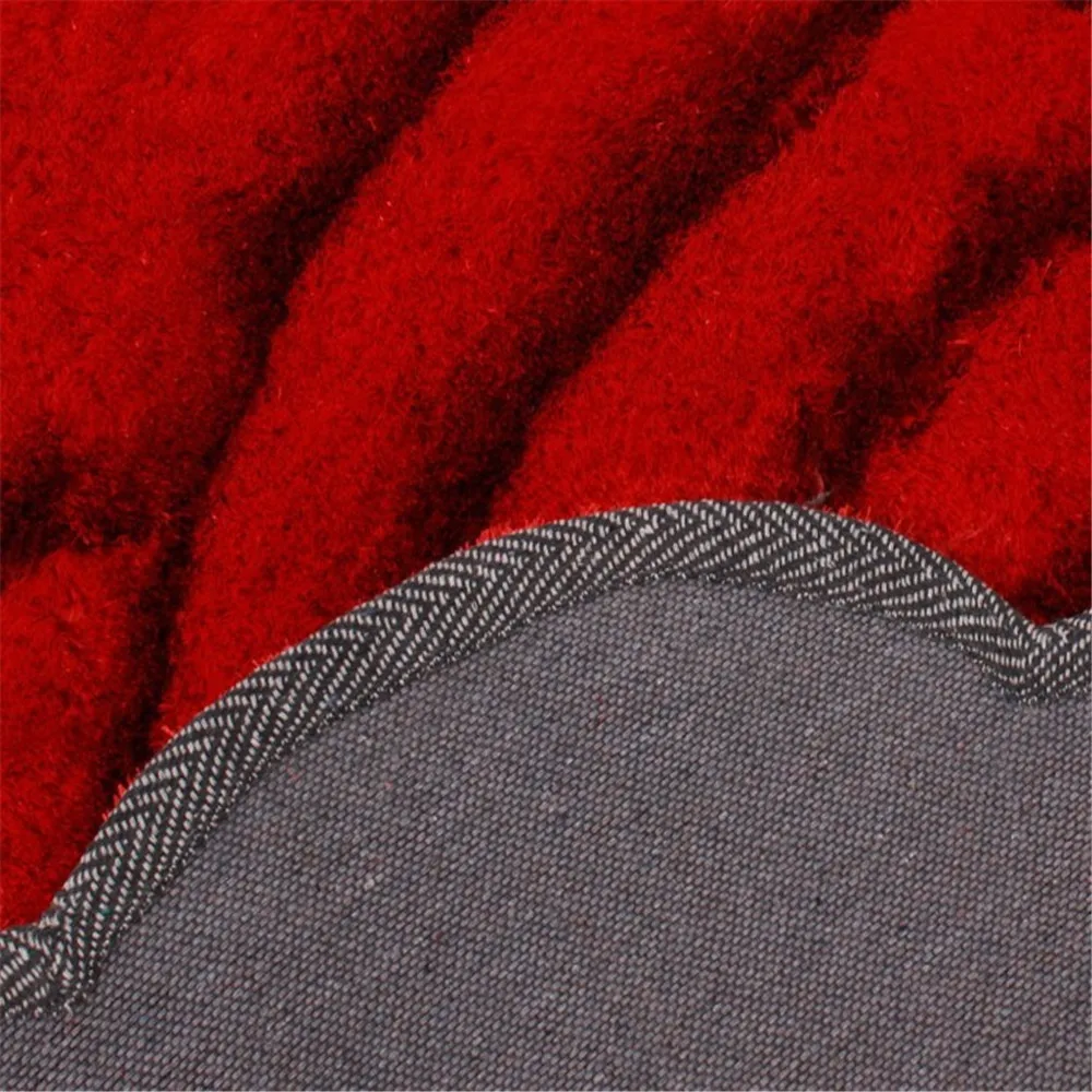 

Red 3D Rose Computer Chair Mat Flannel Non-slip Bathroom Carpet Living Room Bedside Rug Home Decor Bedroom Area Rug Doormat