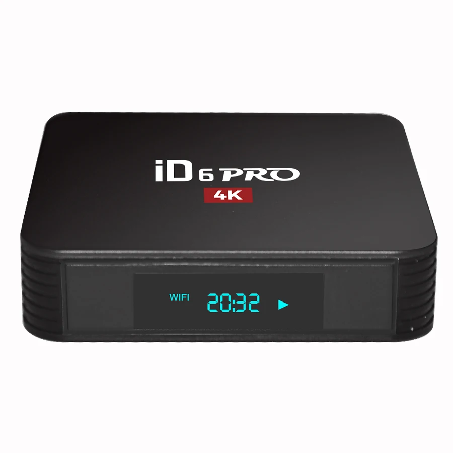 ID6PRO Android 9 0 Смарт ТВ коробка Четырехъядерный 64-bit 4 Гб 64 1080P 4K Google Play Store Netflix Youtube