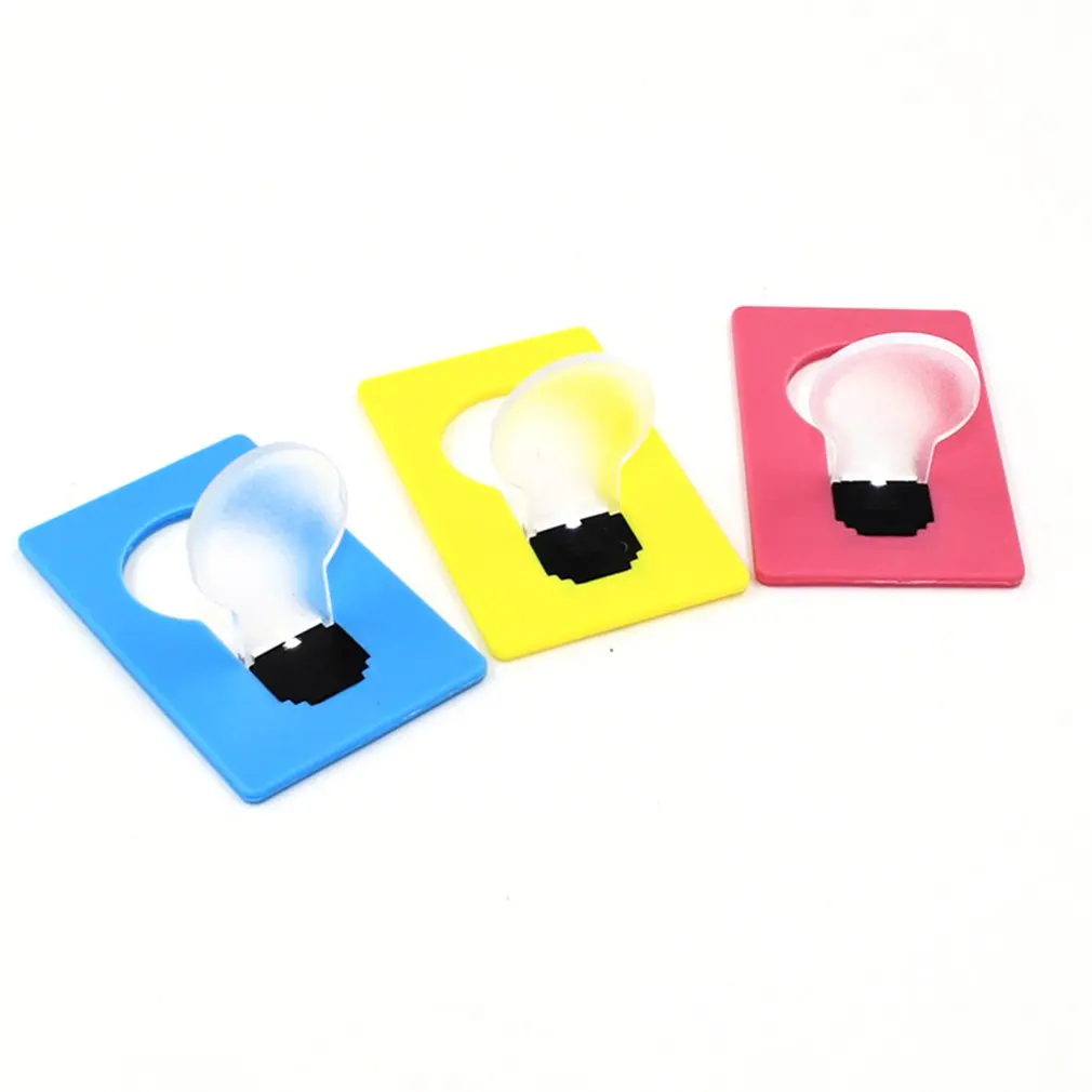 

Practical Portable Pocket Led Card Light Lamp Ultra-Thin Small Colorful Night Light Lamps & Lighting