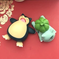 pokemon bulbasaur and snorlax cute action figure ornaments model toys