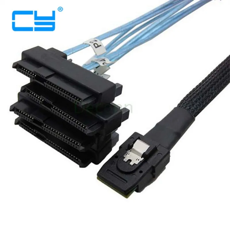 Внутренний 36 контактный Mini SAS SFF 8087 узлодержатель для 4 планшетов новый диск SATA Power