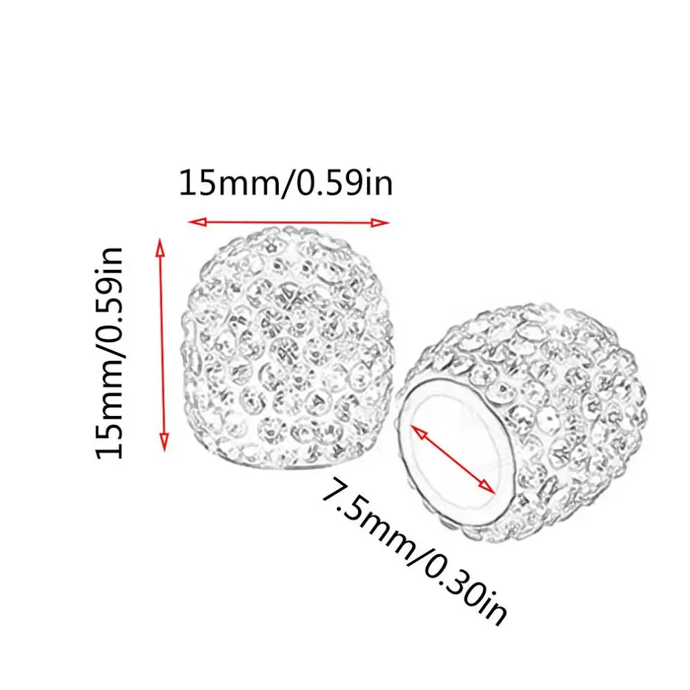 

4Pcs/Lot Soft Clay Rhinestone Car Tire Valve Caps Diamond Shining Dustproof Caps Car Accessories