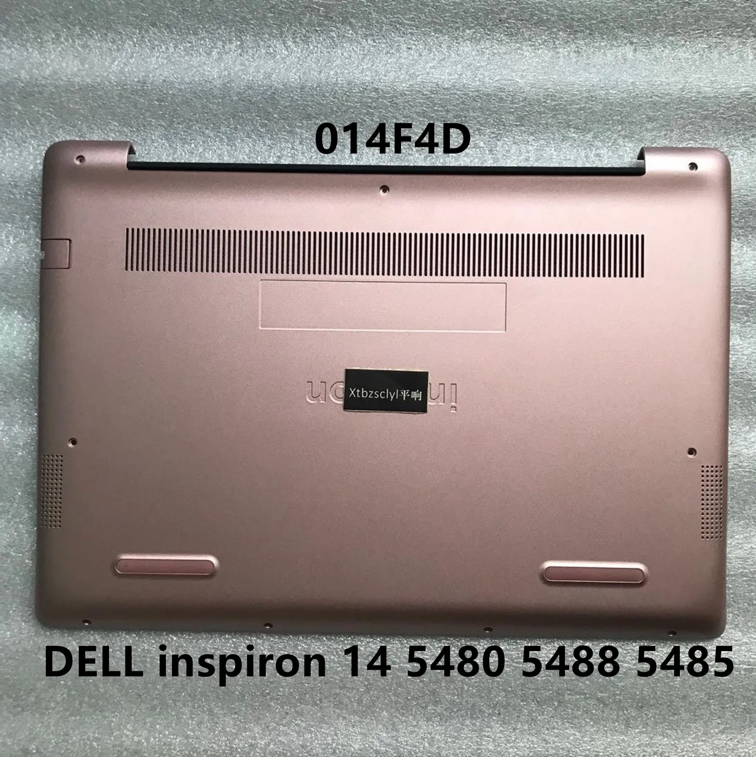 

New For DELL inspiron 14 5480 5488 5485 pink lower cover bottom shell laptop D shell 014F4D 14F4D